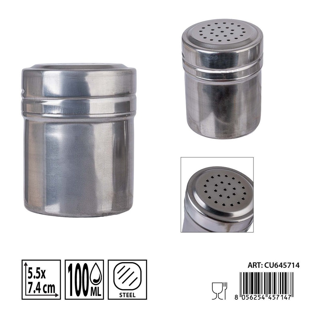 Salero pimentero 100ML 5.5X7.4CM - Herramientas de cocina