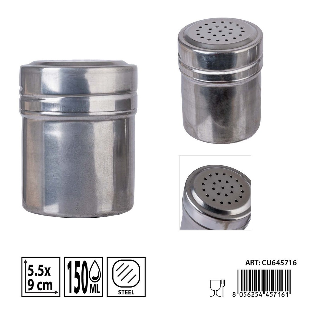 Salero pimentero 150ML 5.5X9CM - Herramientas de cocina
