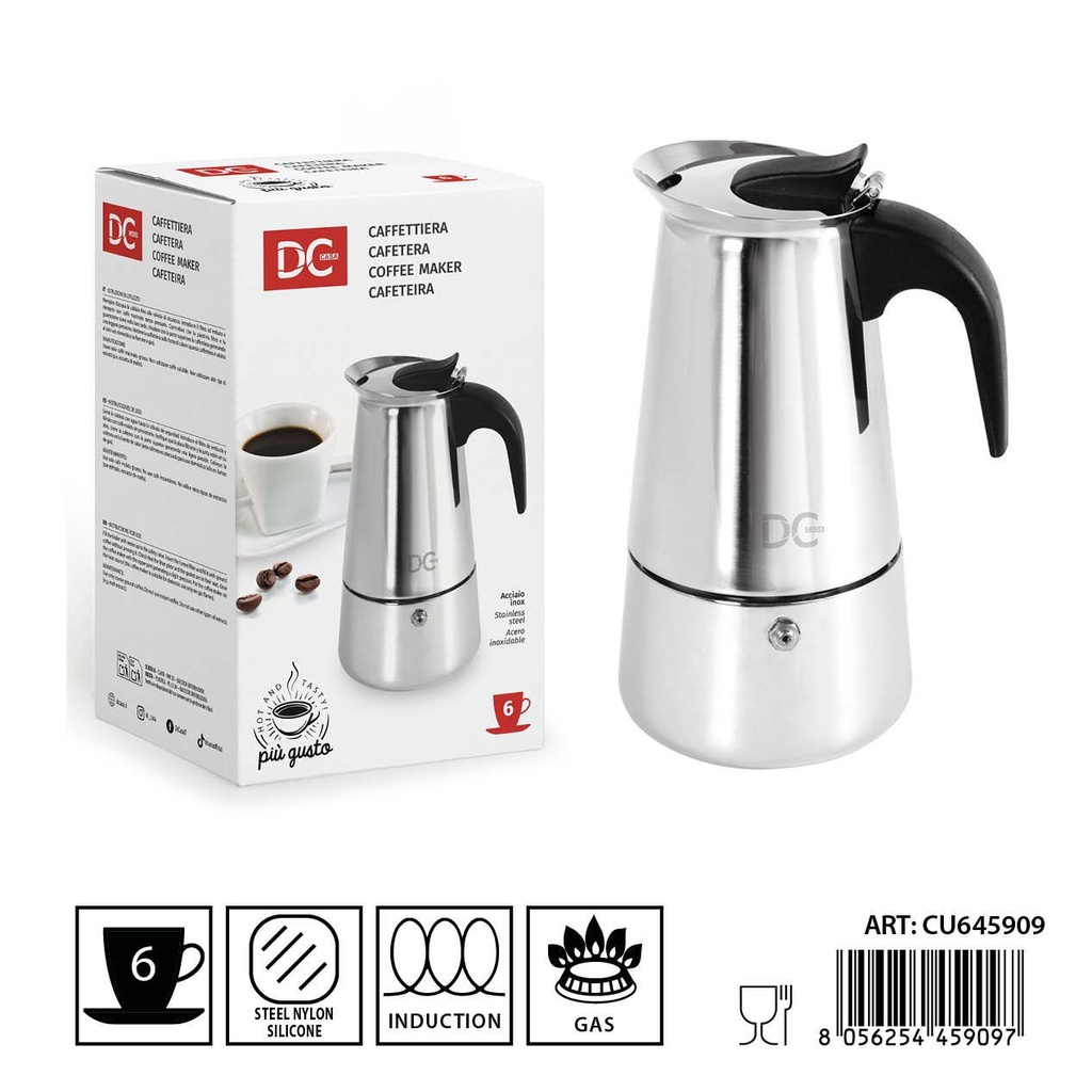 Cafetera de aluminio 6TZ - Accesorios de cocina y cafeteras