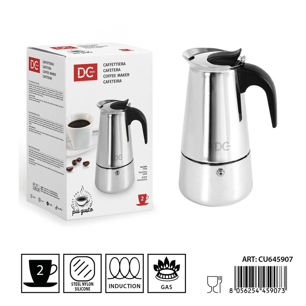 Cafetera de acero inoxidable 2TZ - Accesorios de cocina y cafeteras