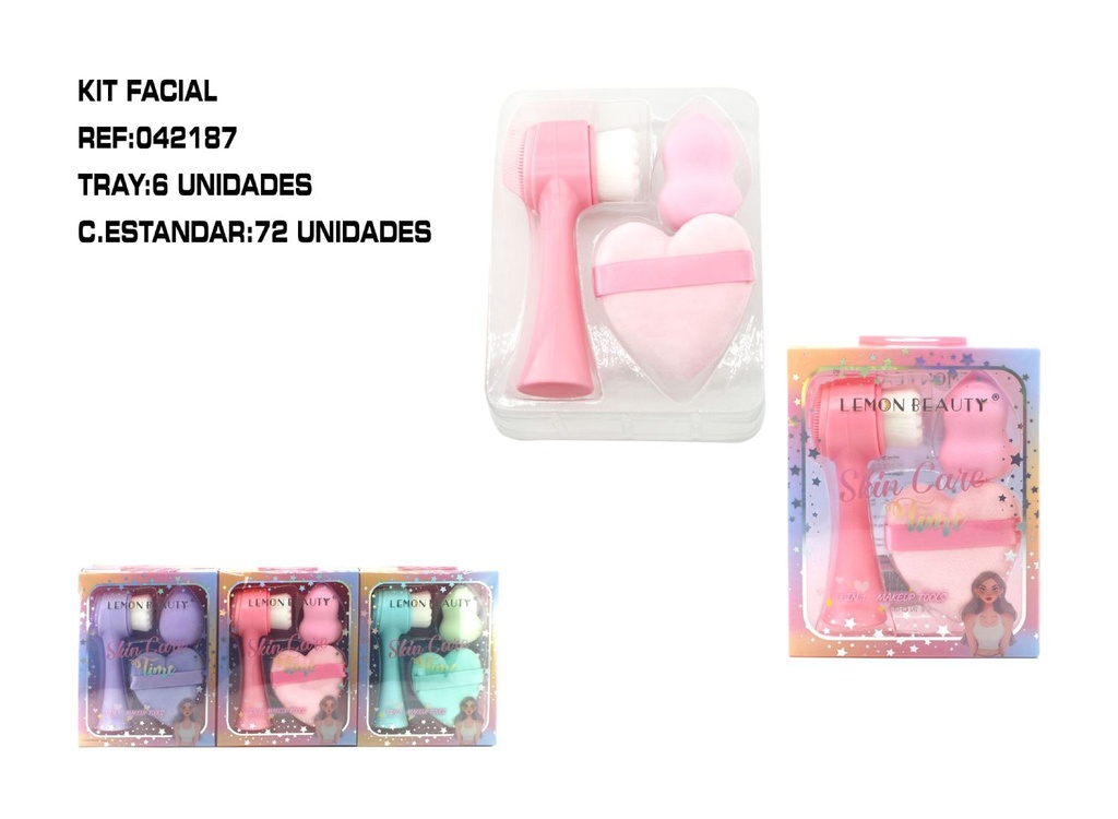 Set facial 6/u - Higiene personal