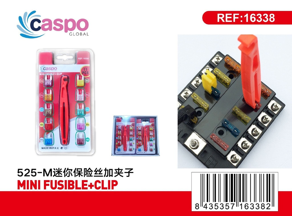 Mini fusible con clip 525-M - Accesorios eléctricos y repuestos para vehículos