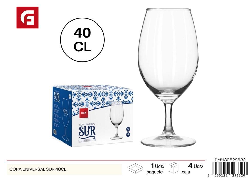 Copa universal 40 cl - Copas de vidrio y artículos de cocina
