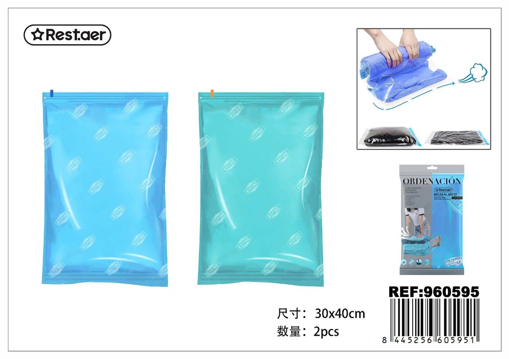 Bolsa de vacío 30x40 cm en 2 piezas - Artículos de hogar y almacenamiento