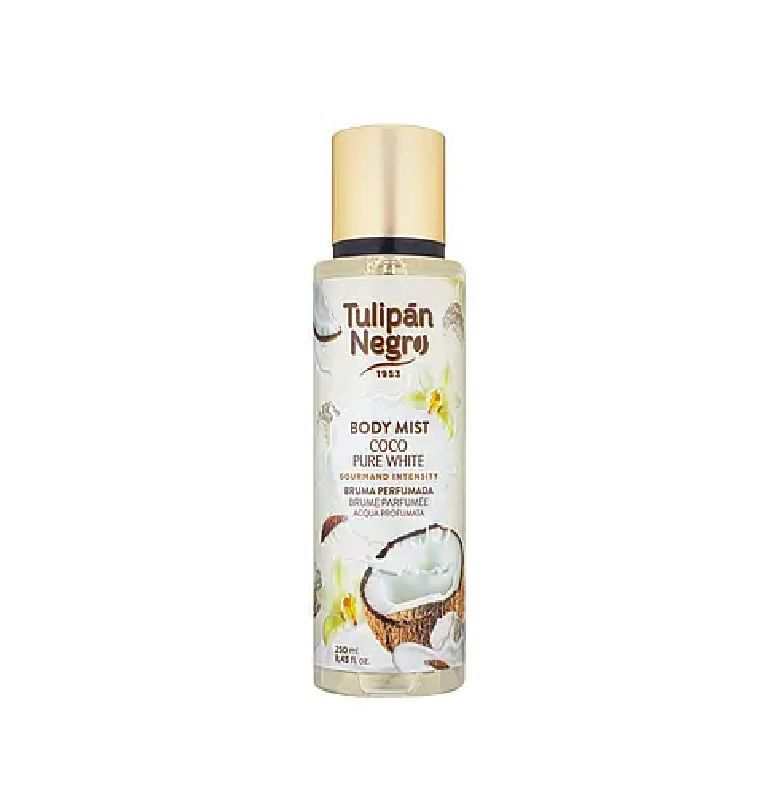 Body Mist Tulipán Negro Coco 250ml - Agua de colonia tropical
