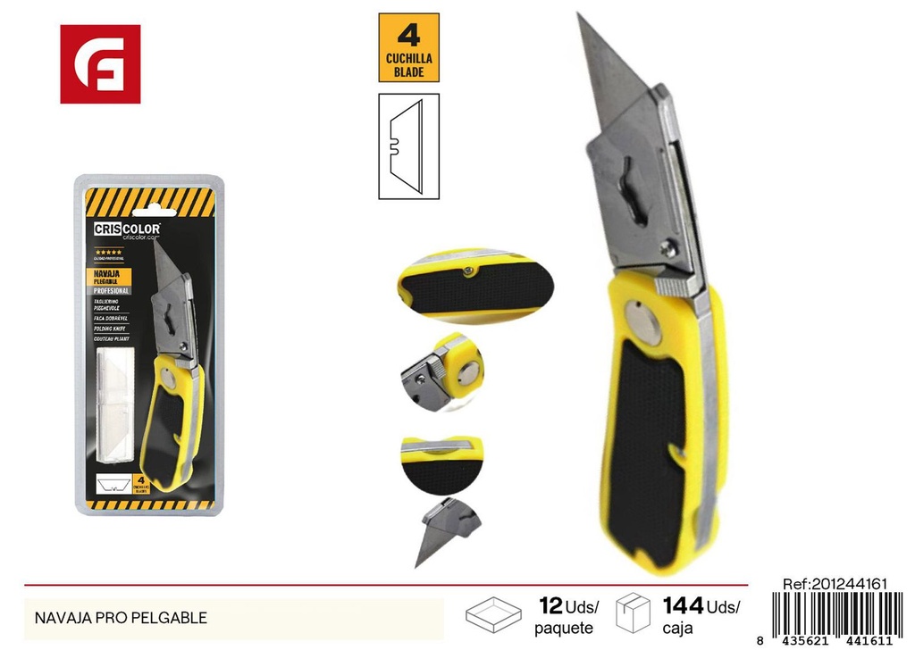 Navaja plegable profesional - Herramientas de ferretería
