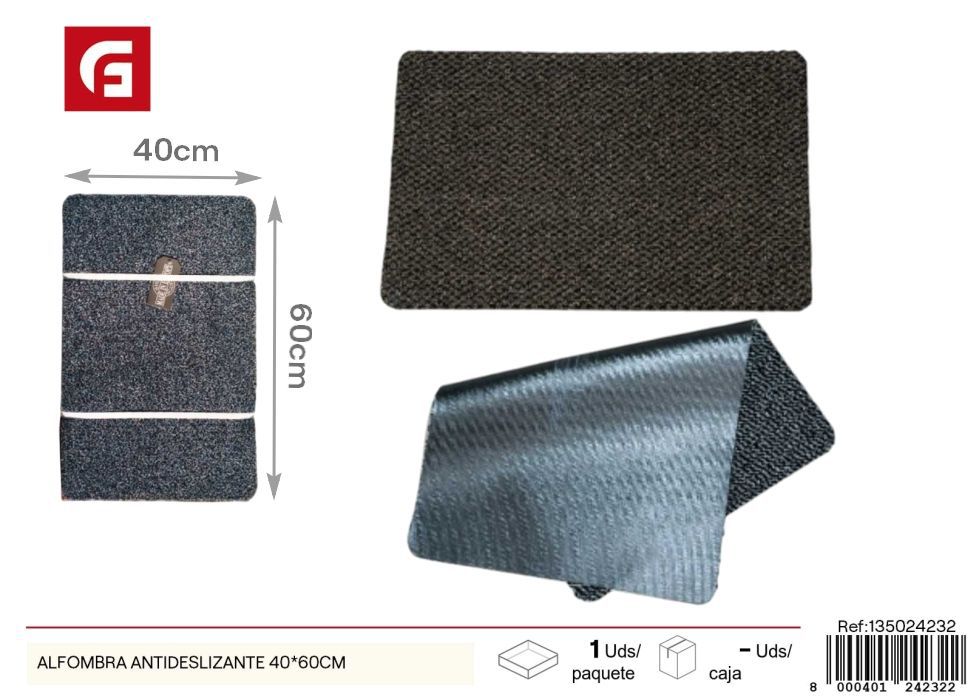 Alfombra antideslizante de 40x60 cm - Accesorios de baño