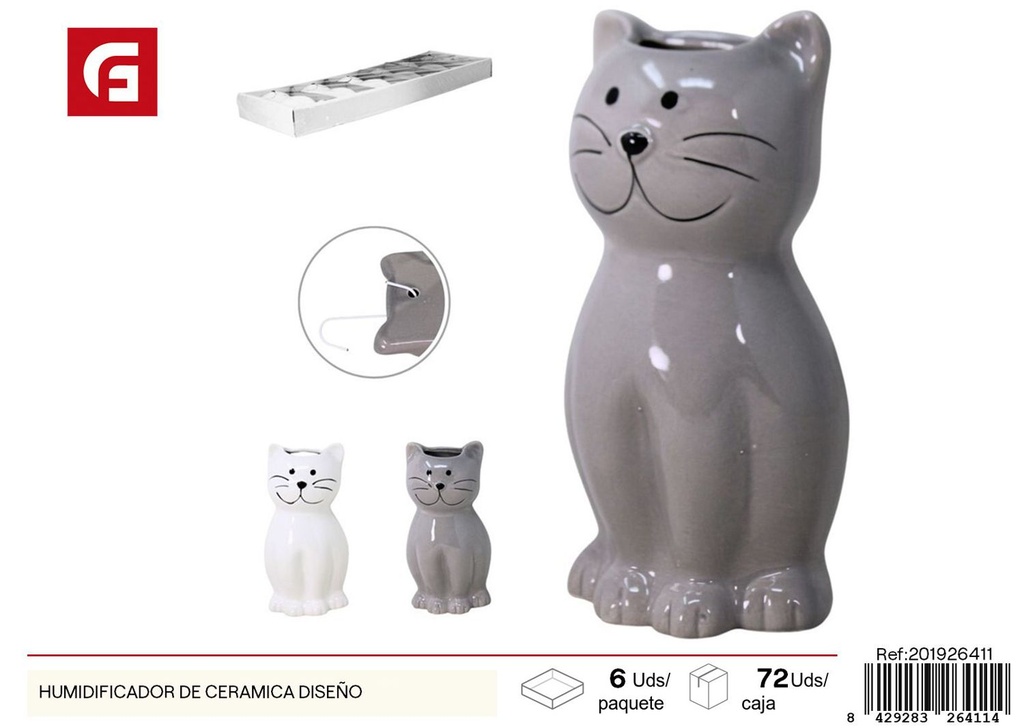 Humidificador de cerámica con diseño elegante - Decoración del hogar