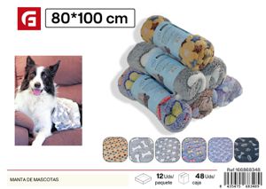 Manta de mascotas de tela suave 80X100 cm - Accesorios cómodos para animales