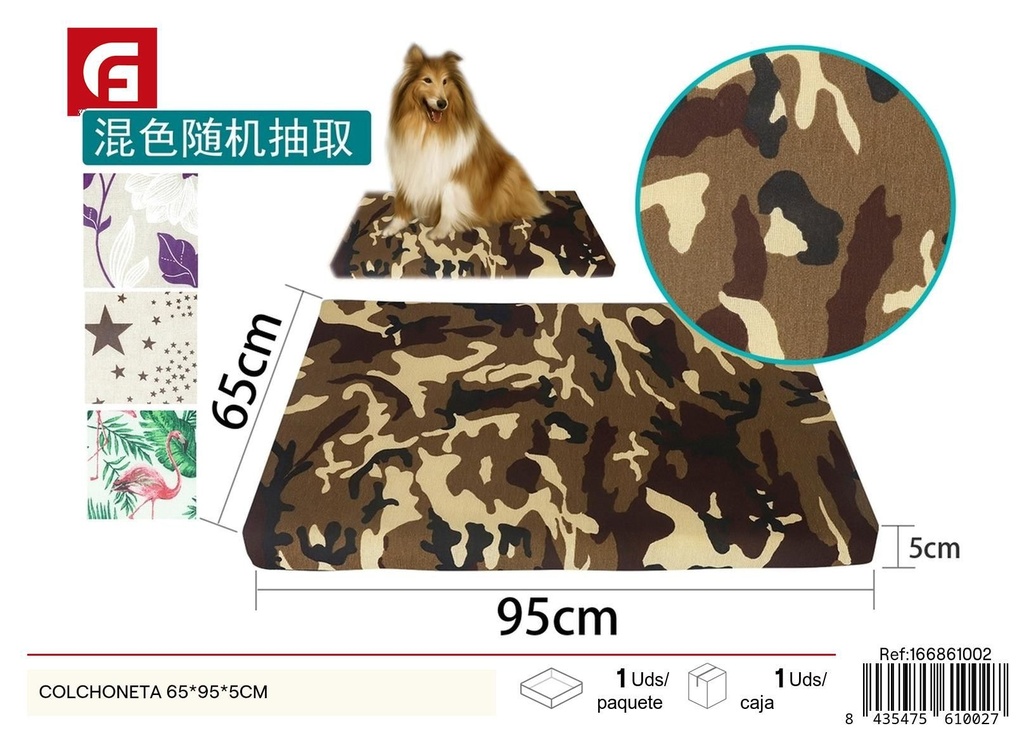 Colchoneta de esponja para perros 65x95x5cm - Accesorios para mascotas