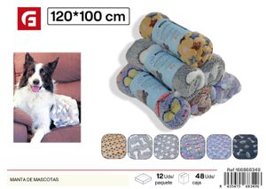 Manta de mascotas de tela suave 100X120 cm - Accesorios cómodos para animales