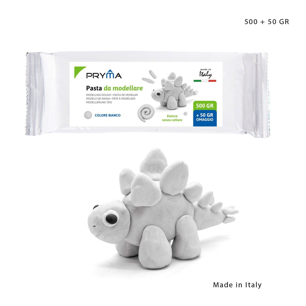 Plastilina 500g+50g blanca - Material de arte y manualidades