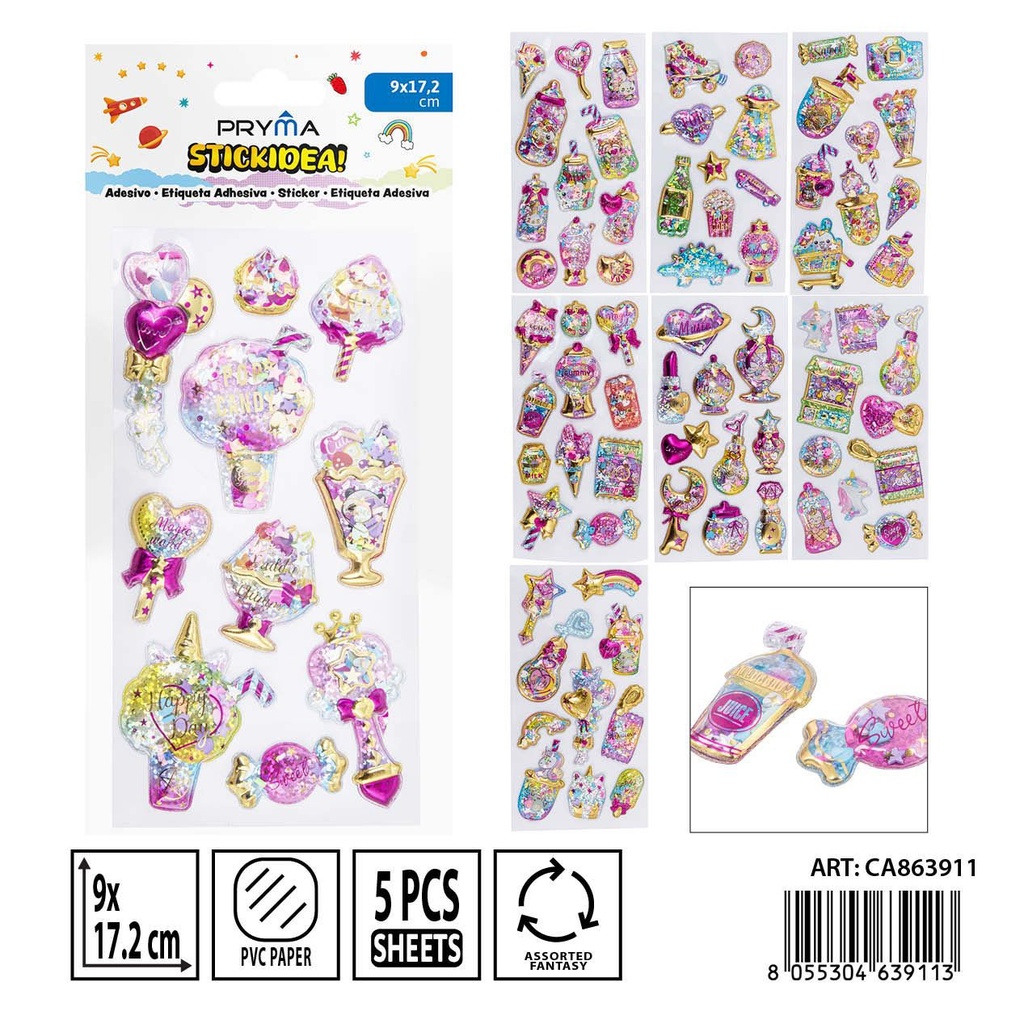 Etiqueta adhesiva 9x17.2cm - Material de oficina y etiquetado