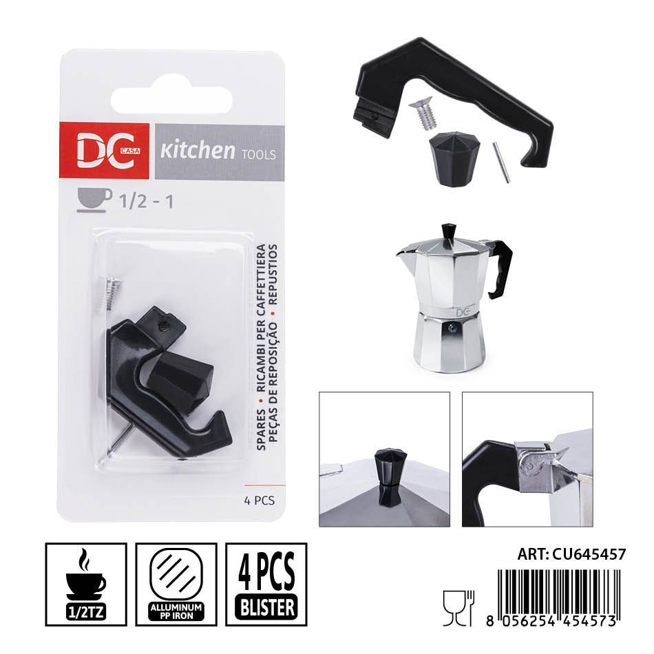 Repuesto para cafetera 1/2 - 1 taza 4 piezas - Accesorios de cocina y repuestos de cafetera