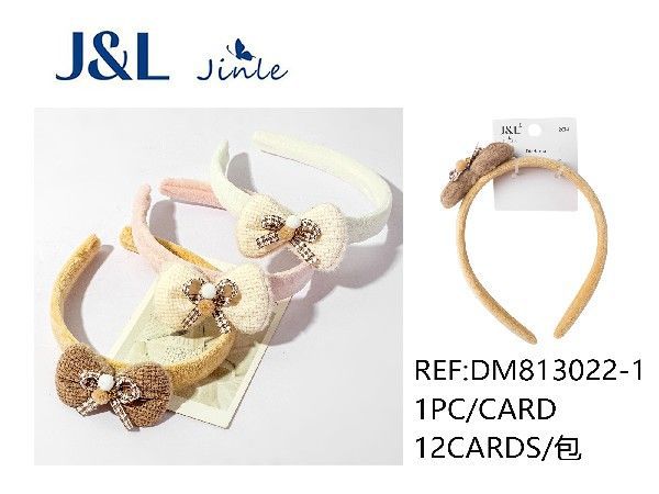 Diadema con lazo 2 cm 12 unidades - Accesorios para el cabello