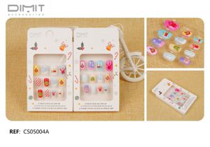 Uñas postizas para niñas 12 unidades - Uñas postizas