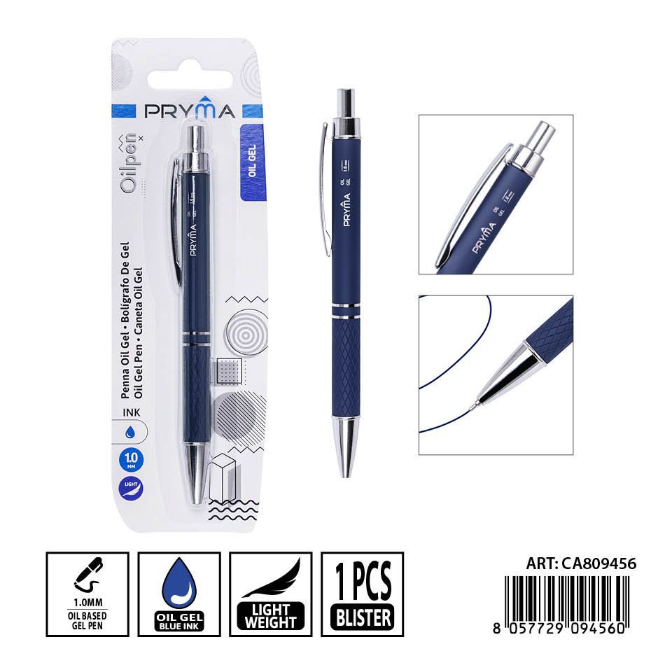 Bolígrafo de gel 1 mm azul - Material de escritura