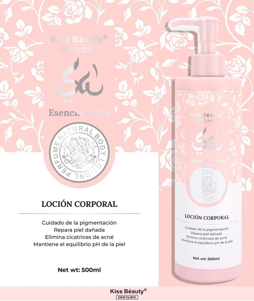 Loción corporal con esencia árabe K.BEAUTY 500ml - Cuidado de la piel y tratamientos