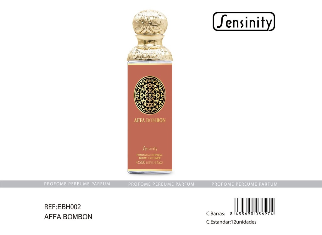 Bruma corporal Affa Bombón 250 ml - Fragancias para hombres
