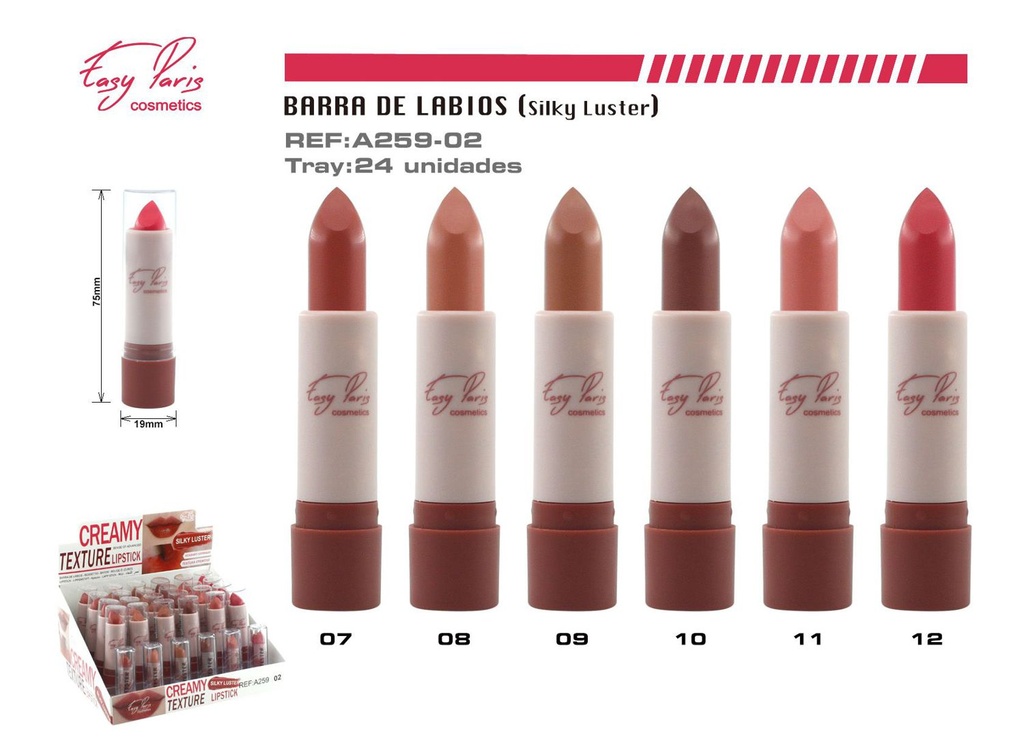 Bálsamo de labios efecto seda 24 unidades - Labios y maquillaje