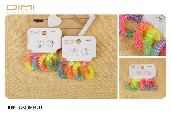 Goma de cable 24 unidades - Accesorios de cabello y peinado