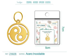 Charm de Acero Inoxidable color Dorado - Joyería de acero inoxidable y accesorios elegantes