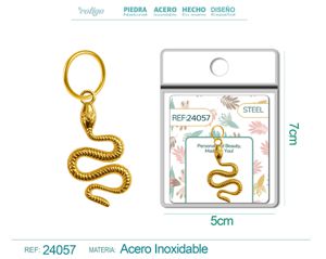 Charm de Acero Dorado Chapado en Oro 14K - Accesorios de lujo y joyería de calidad