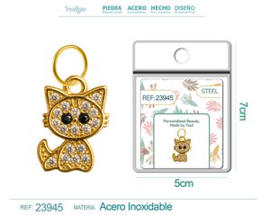 Charm de Cobre Chapado en Oro 14K con circonita - Joyería elegante y personalizada