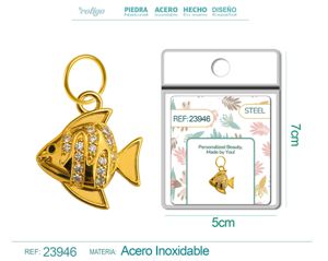 Charm de Cobre Chapado en Oro 14K con circonita - Joyería elegante y personalizada