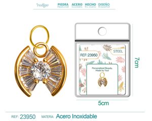 Charm de Cobre Chapado en Oro 14K con circonita - Joyería elegante y personalizada