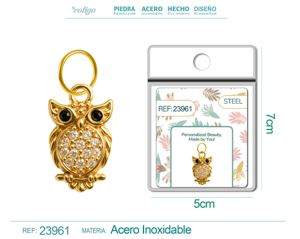 Charm de cobre chapado en oro de 14K con circonita - Accesorios de joyería y manualidades
