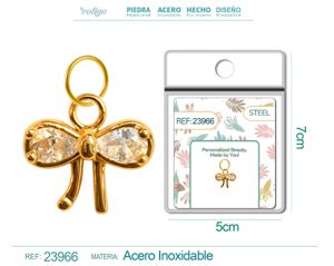 Charm de cobre chapado en oro de 14K con circonita - Accesorios de joyería y manualidades