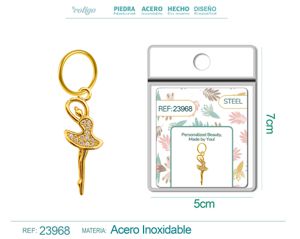 Charm de cobre chapado en oro de 14K con circonita - Accesorios de joyería y manualidades