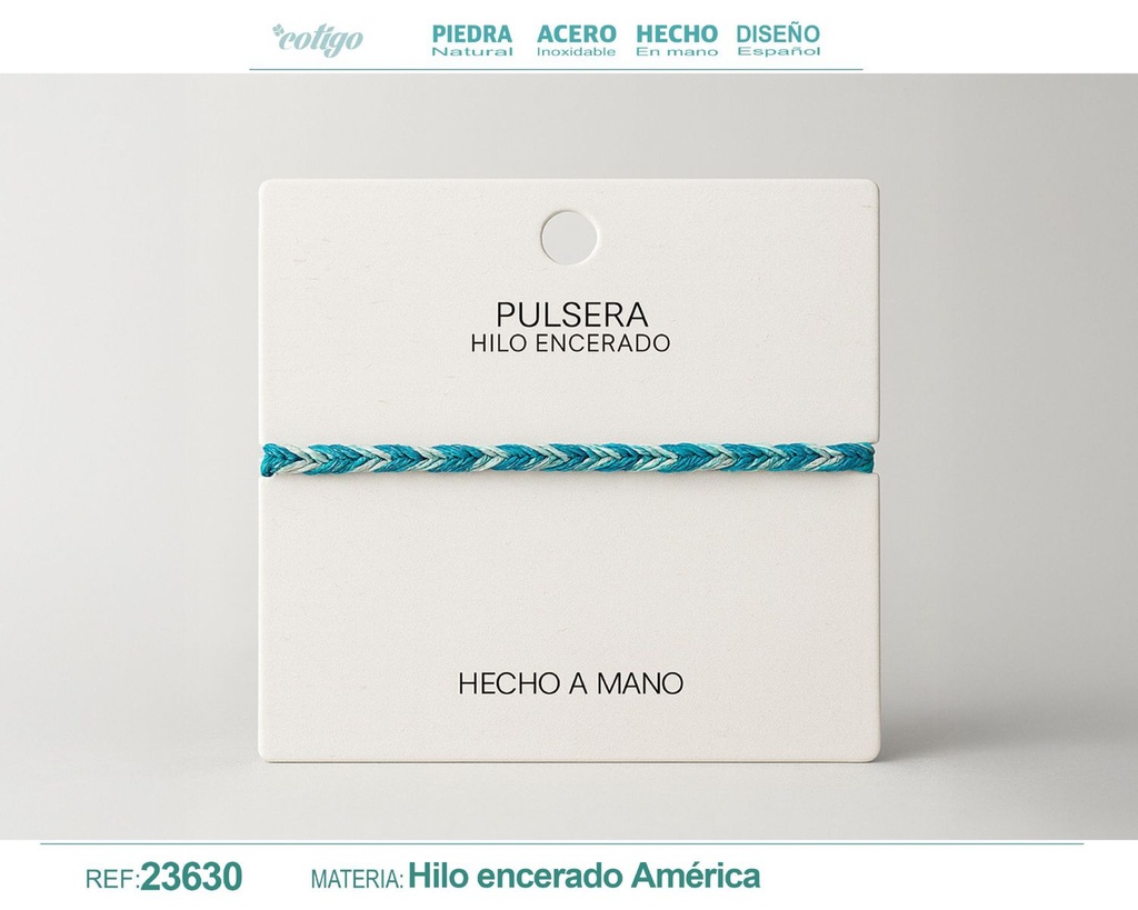 Pulsera de hilo encerado - Accesorios de moda y joyería