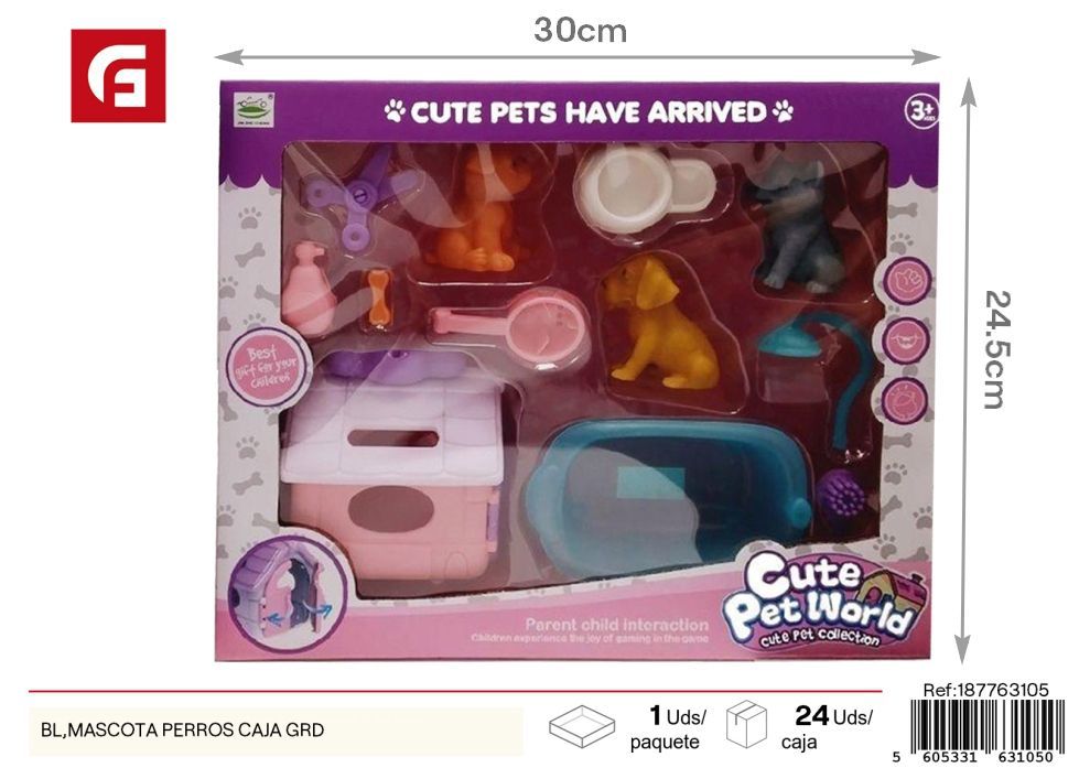 Gran caja de juguetes para perros - Accesorios y juguetes para mascotas