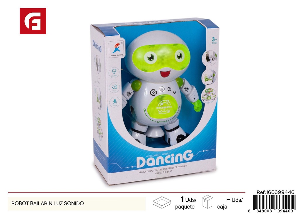Robot bailarín con efectos de sonido y luz - Juguetes