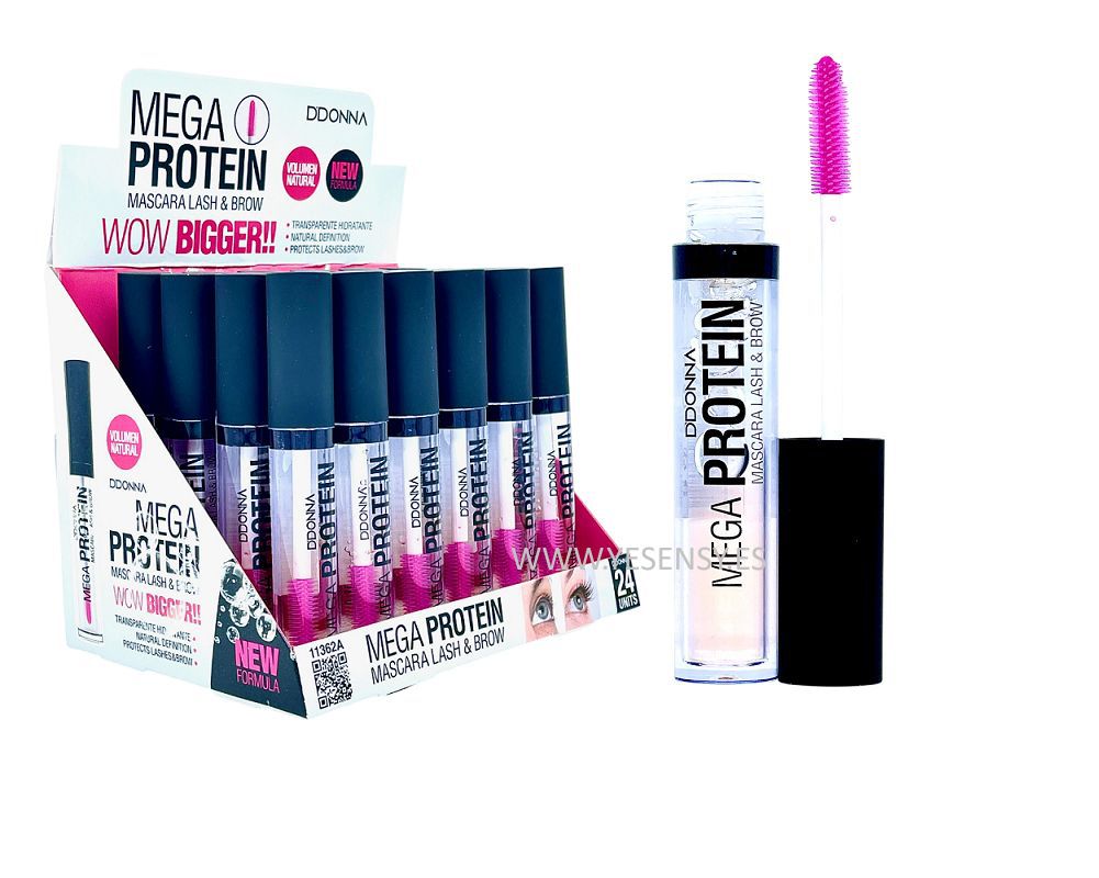 Máscara transparente Mega Protein 30/u DD11362A - Cosméticos, rímel y fijación de pestañas