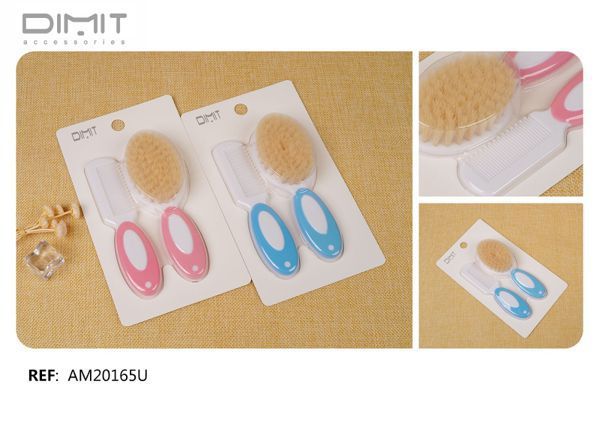 Peine/Cepillo Bebé 12U - Accesorios para el cuidado del cabello 