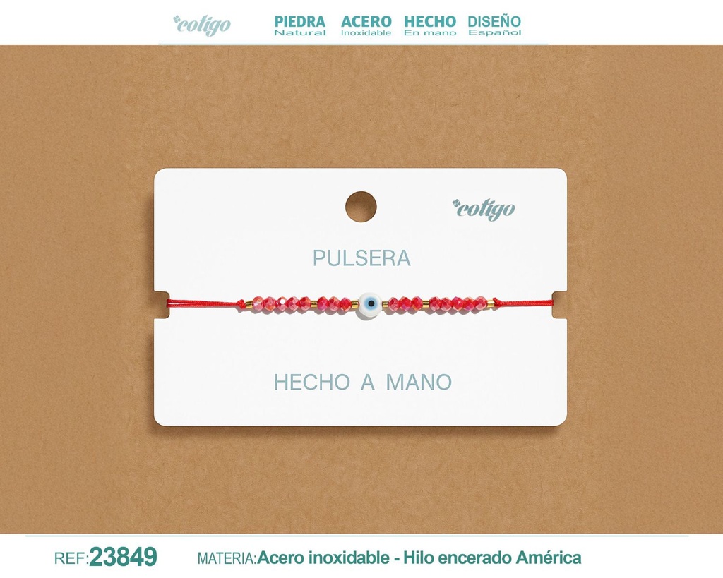 Pulsera de hilo hecha a mano - Accesorios de moda artesanales