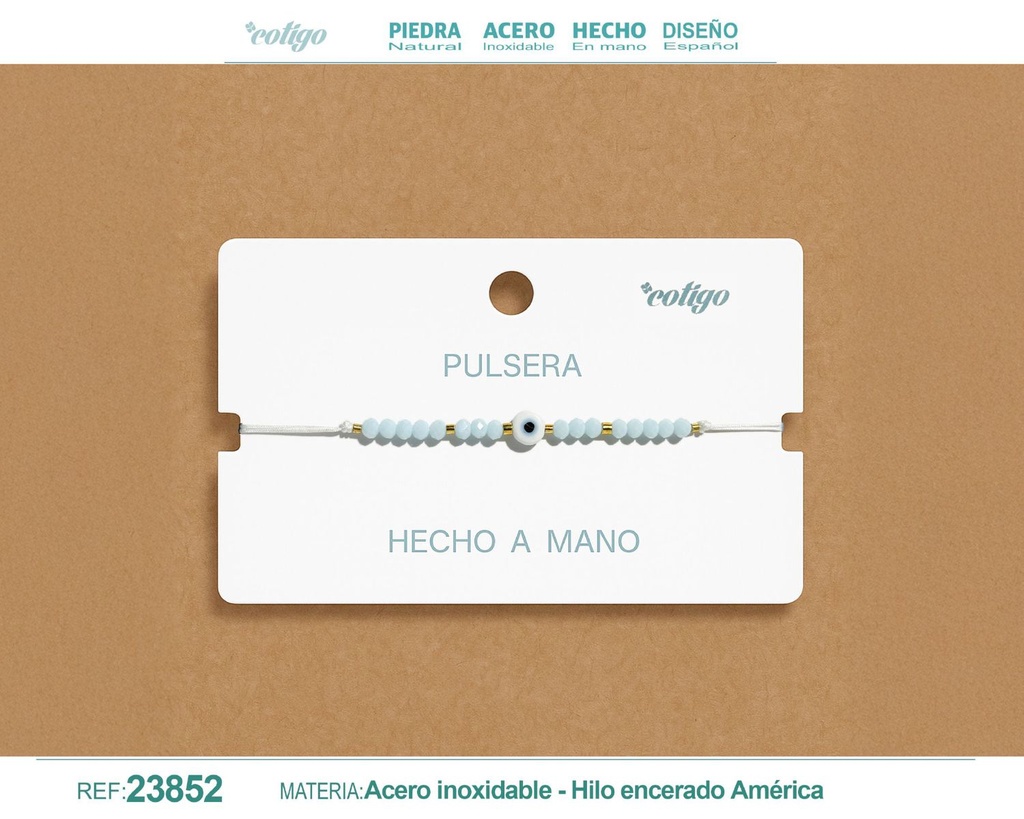 Pulsera de hilo hecha a mano - Accesorios de moda artesanales