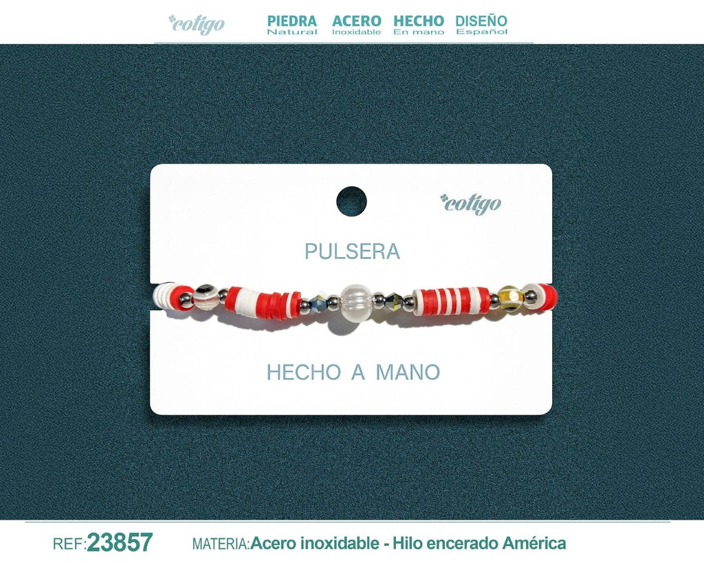 Pulsera de hilo hecha a mano - Accesorios de moda artesanales