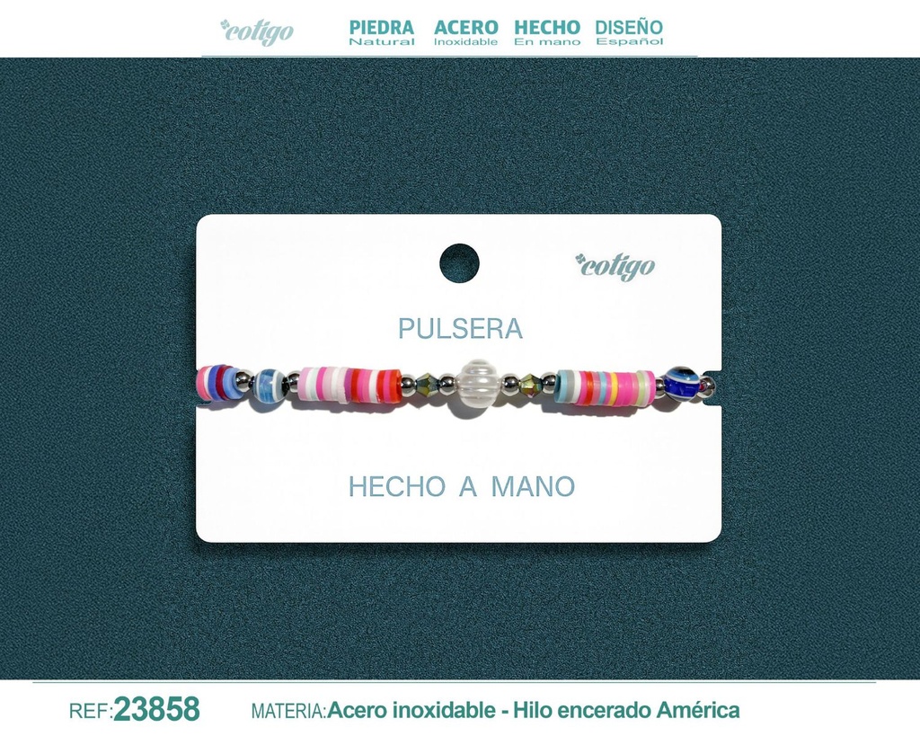 Pulsera de hilo hecha a mano - Accesorios de moda artesanales