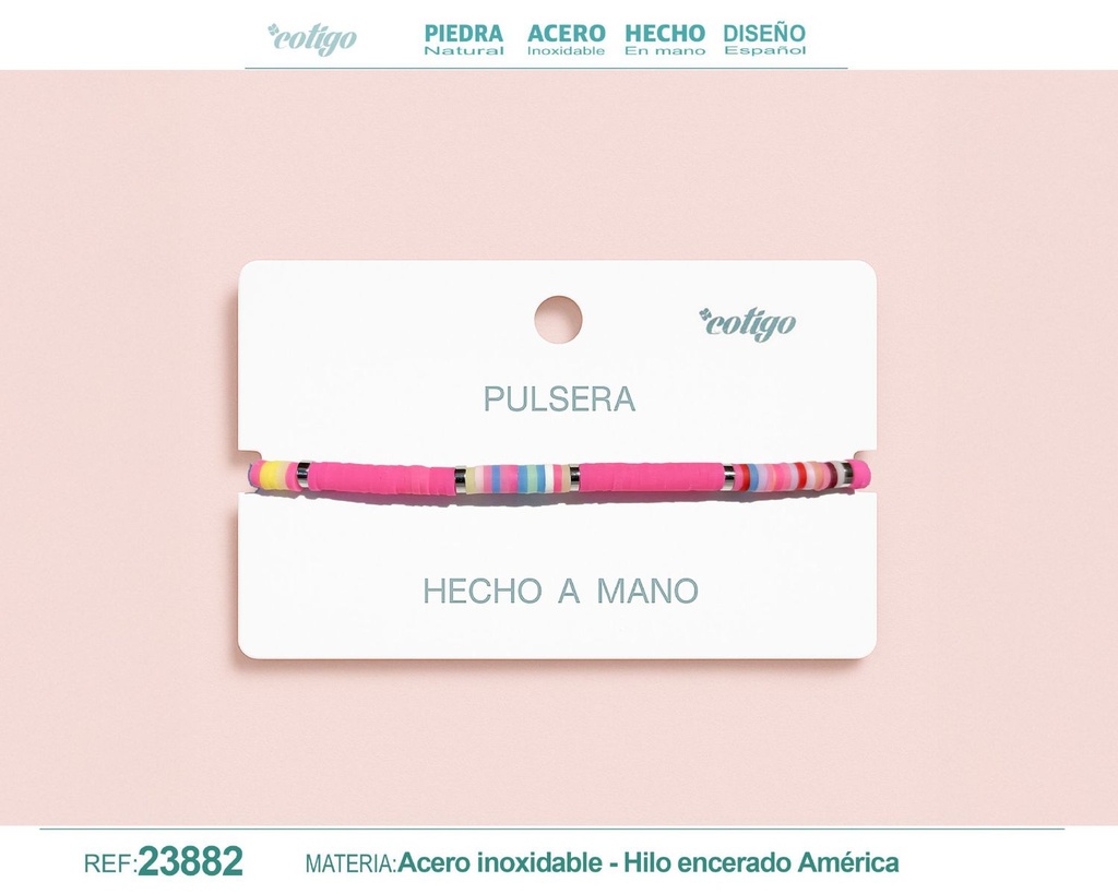 Pulsera de hilo hecha a mano - Accesorios de moda artesanales
