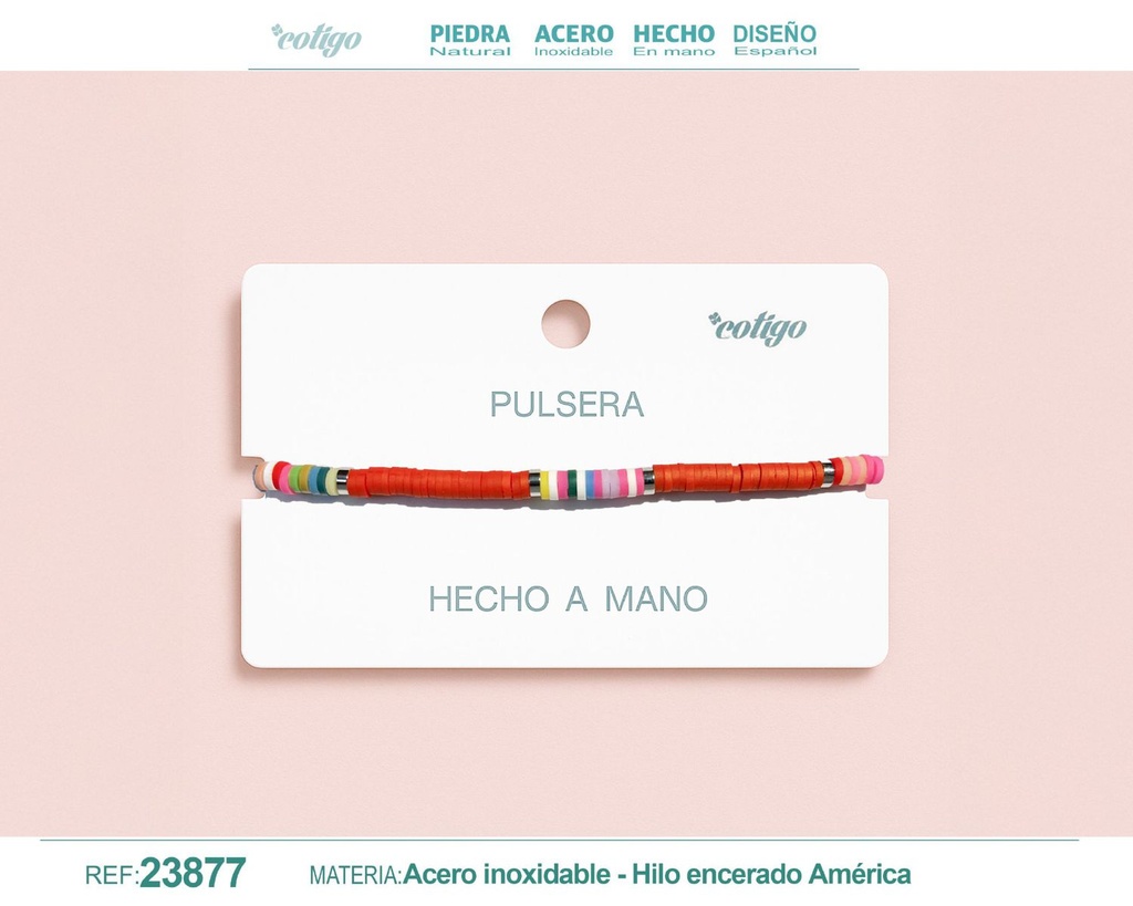 Pulsera de hilo hecha a mano - Accesorios de moda artesanales