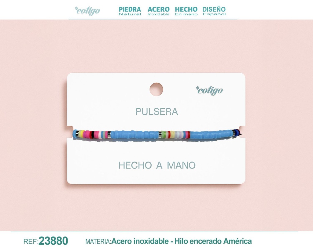 Pulsera de hilo hecha a mano - Accesorios de moda artesanales