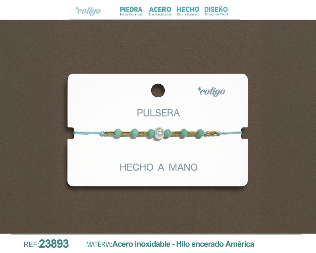 Pulsera de hilo hecha a mano - Accesorios de moda artesanales