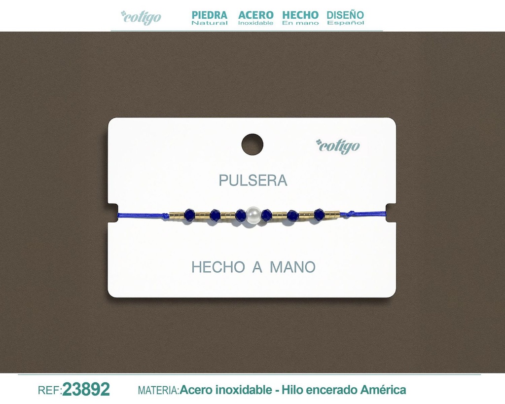 Pulsera de hilo hecha a mano - Accesorios de moda artesanales