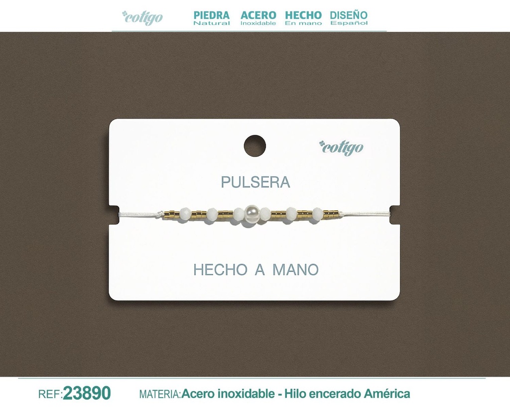 Pulsera de hilo hecha a mano - Accesorios de moda artesanales