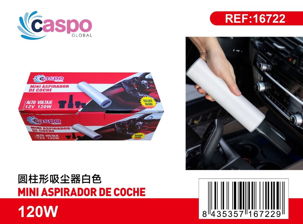 Mini aspirador de coche 120W - Accesorios de coche