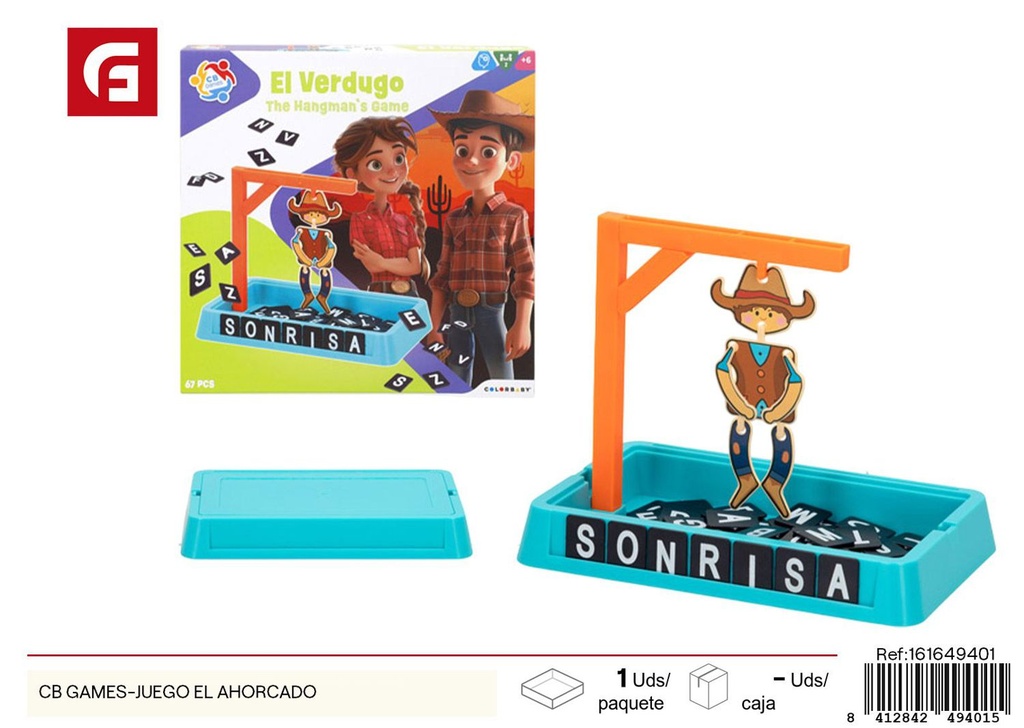 Juego de ahorcado CB GAMES - Juguetes y juegos de mesa